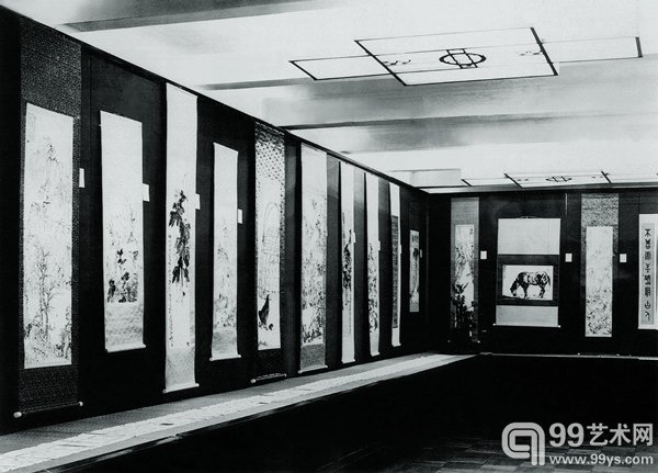 1935年在日本东京举办《傅抱石氏书画篆刻个展》