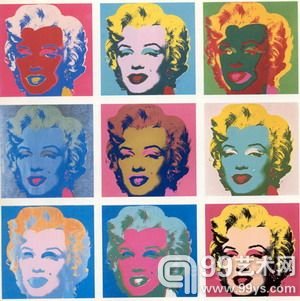 安迪 沃霍尔《玛丽莲•梦露双联画》，1962年