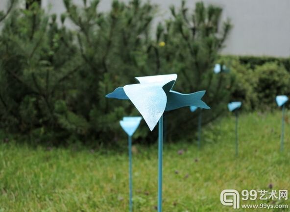 渡边泰子，《夏季三角Summer Triangle》，2014年。