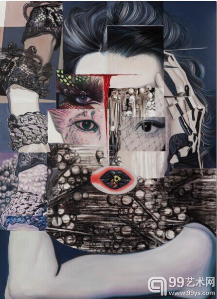 常乐女神蜜蜂－11 150cmx110cm布面油画2013
