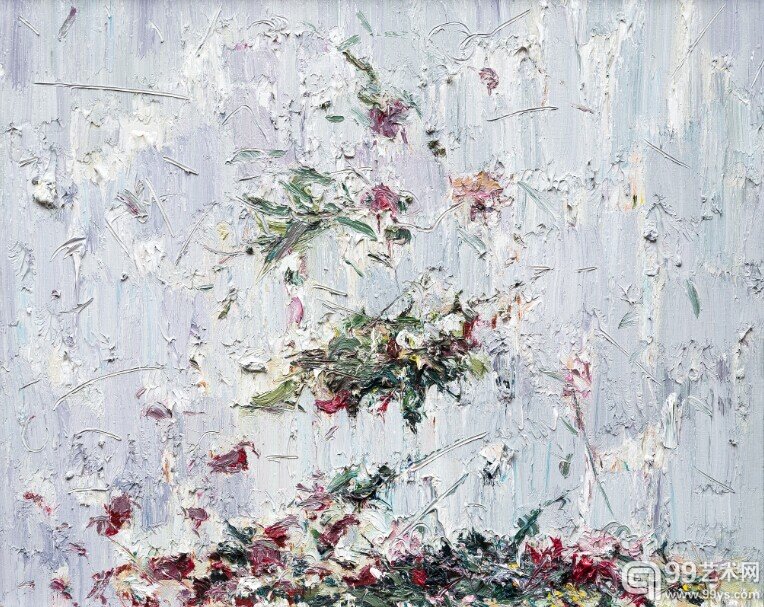 姜志平 花祭之一 80X100cm 布面油画 2013
