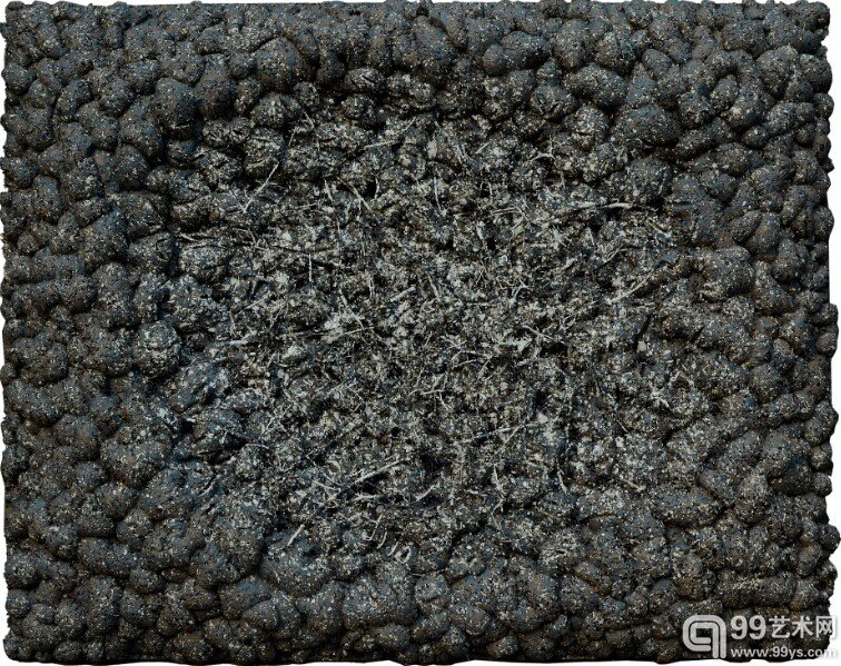 宋鬼聿《归宿之巢》200x250cm 综合材料