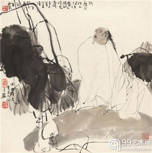 王西京(b.1946) 蒲松龄像