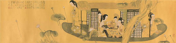 于水(b.1955) 花舫