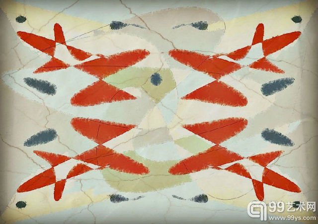 Sarah 的数字绘画作品，都是用眼睛画的