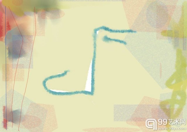 Sarah 的数字绘画作品，都是用眼睛画的