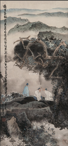 方增先  1987  重九登高
