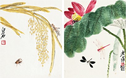 齐白石《可惜无声·花鸟工虫册》