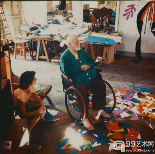 晚年的亨利•马蒂斯 图片来源：artnet