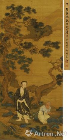  仇 英(1482-1559) 松下人物图