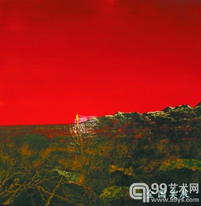 漆画《永恒的记忆》（作者：李永清）第十一届全国美展金奖作品
