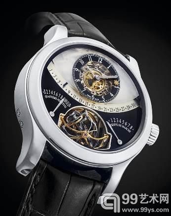 积家「 Gyrotourbillon 1 」限量版白金万年历多轴球体陀飞轮腕表