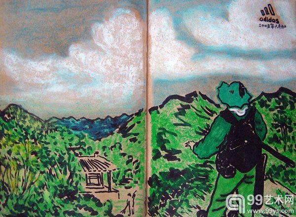 窦唯绘画作品