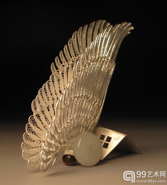 双城-郭新，家园的守护者，胸针，银，宝石
