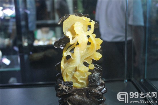 金丝玉摆件