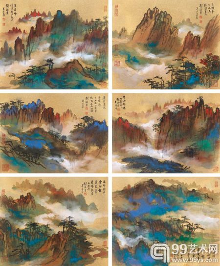 刘海粟(1896-1994)忆写黄山