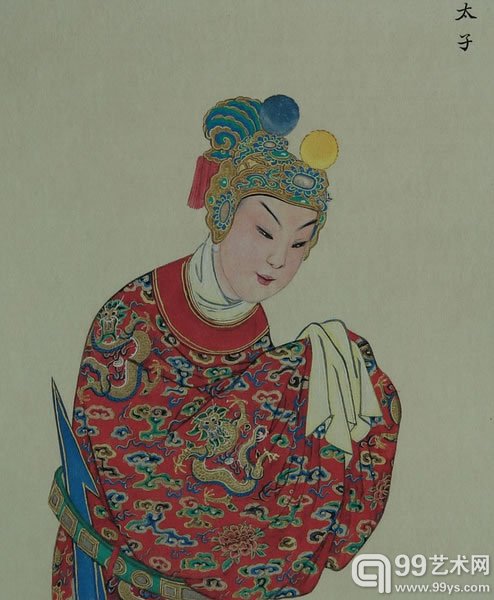 梅兰芳藏清宫戏曲人物画