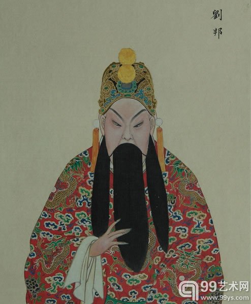 梅兰芳藏清宫戏曲人物画