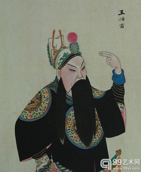 梅兰芳藏清宫戏曲人物画