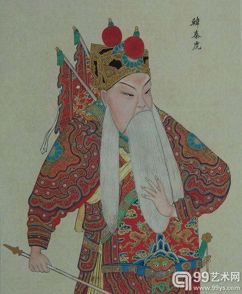 梅兰芳藏清宫戏曲人物画