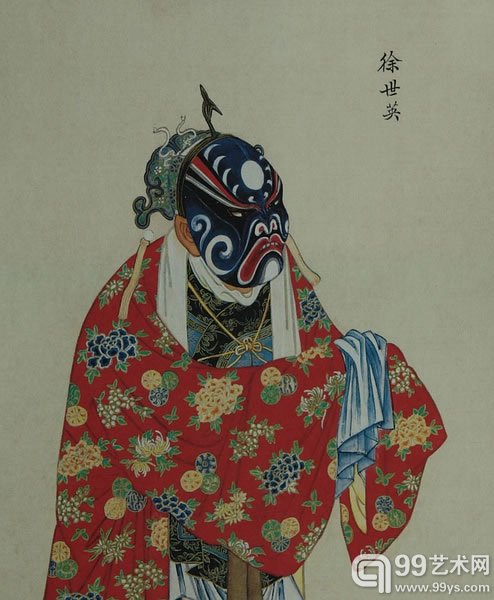 梅兰芳藏清宫戏曲人物画