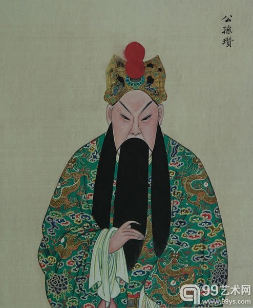 梅兰芳藏清宫戏曲人物画