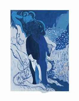 《Saint Lucian Blue》 估价：美元250,000 - 美元350,000