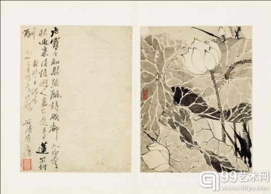 清石涛《画中君子》