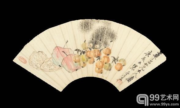 虚谷的《松鼠