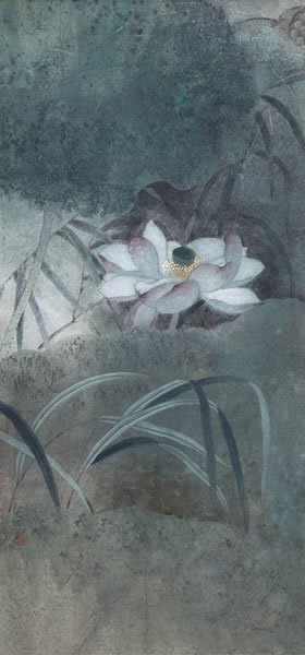 江宏伟 晚凉纸本镜心81 × 38 cm
