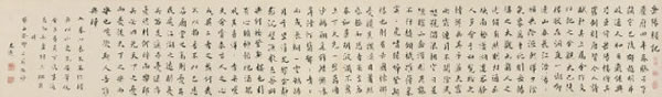  王铎(1592-1652)  草书临王献之二帖绫本镜心165×46 cm 约6.8平尺RMB: 1,900,000-2,200,000