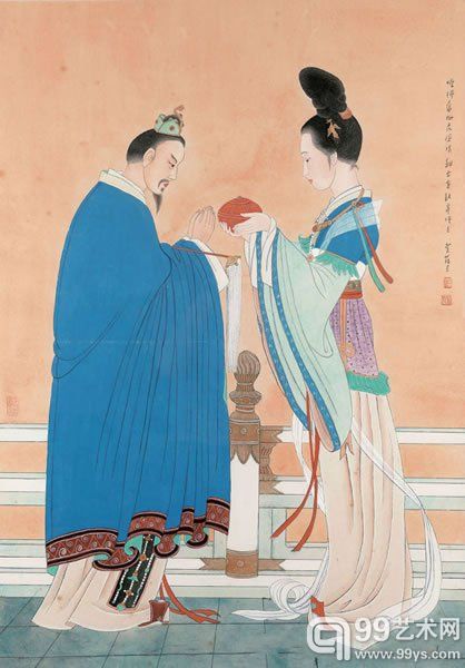 潘絜兹 唯将旧物表深情纸本镜心78 × 54 cm?