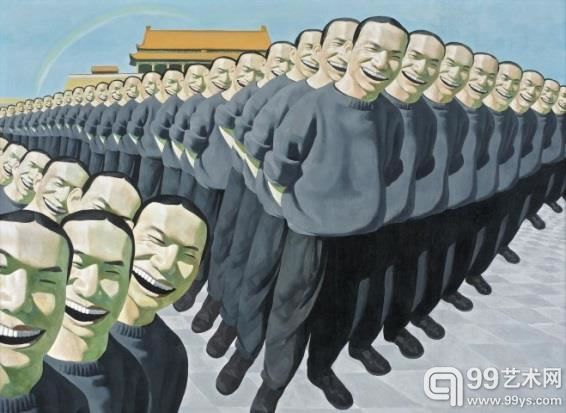 岳敏君（1962年生）《大狂喜》