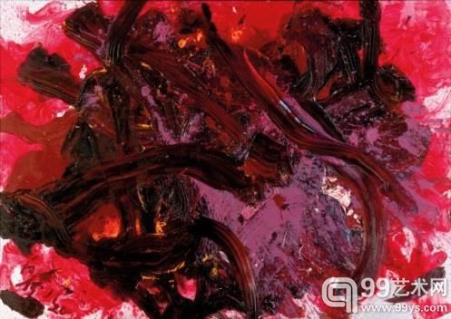 白髪一雄（1924–2008）《犀后》