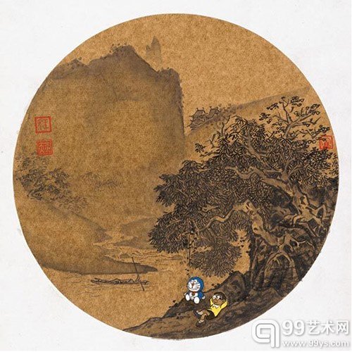 穿越的蓝胖子