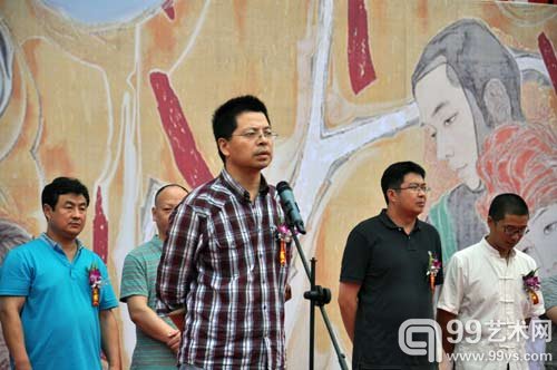 山东艺术学院国画系主任王兴堂致辞--一弘摄影