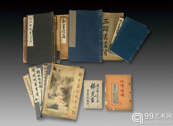 民国珂罗版《钱化佛先生绘佛光集》等古代名家画册