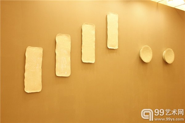 安田猛青白釉系列作品《长盘与高盘》