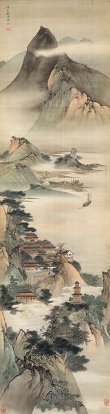 金城 烟江古寺图