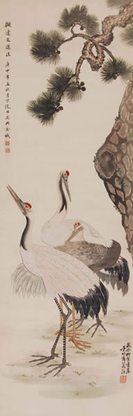 金城《三鹤图》