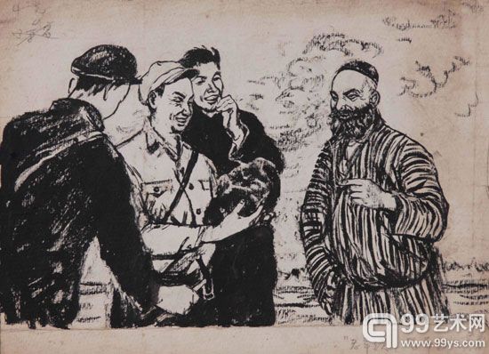 黄胄《老羊倌》