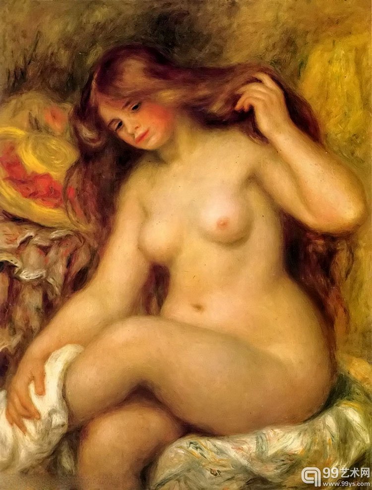 皮埃尔·奥古斯特·雷诺阿《浴女》