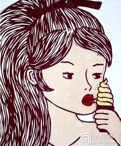 《软冰激凌女孩》 2014年