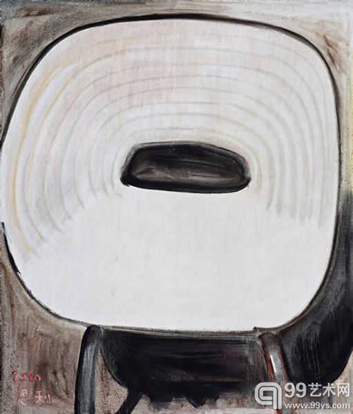 Lot 143张恩利 《塑胶椅》2001 年作油彩 画布139.5 x 118. cm
