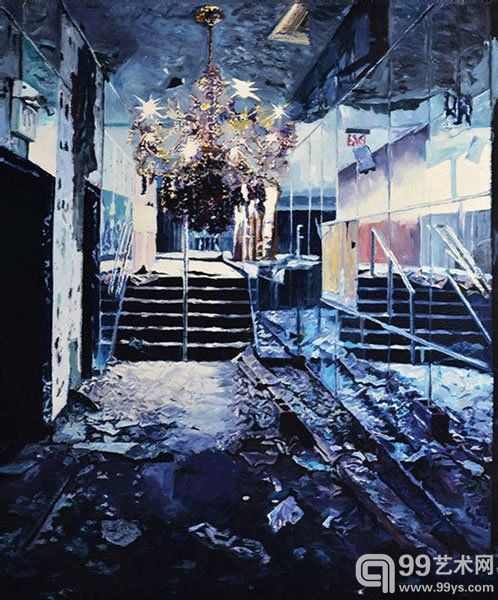 Lot 172袁远《梦幻客轮3》2008 年作油彩 画布170 x 140 cm.