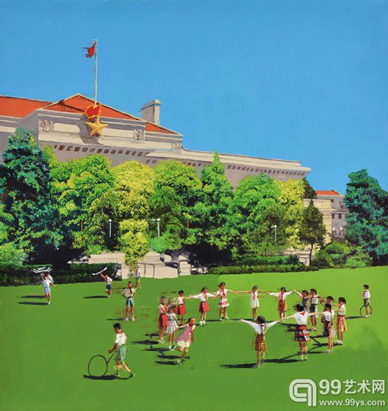 Lot 174袁远《少年宫》2008 年作油彩 画布180 x 170 cm.