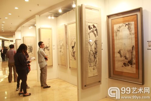 匡时2014夏拍预展现场