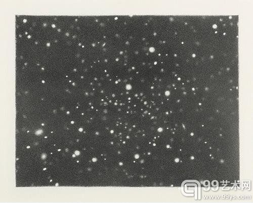 银河（又名：长蛇座），1974，估价：600,000-800,000美元，威亚·塞尔敏(Vija Celmins,1939)