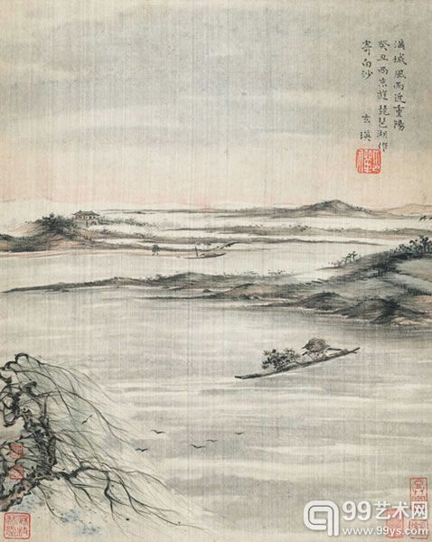 苏曼殊《琵琶湖记游》 成交价：138万元
