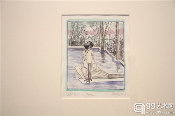 活动现场展出作品
